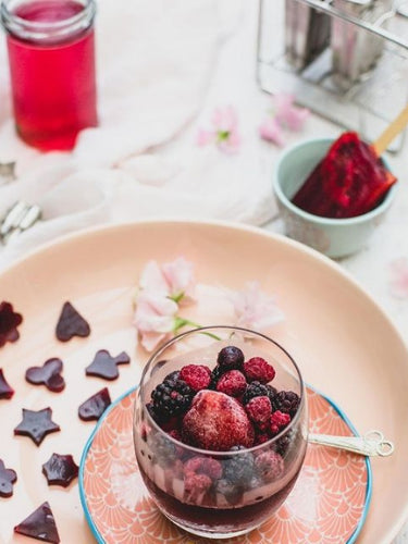 RECIPES: RUBY HEART BERRY TEA ICY POLES + JELLY + GUMMIES + ICED TEA